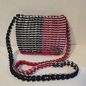 SEWING HOPE SODA CAN TAB ZIPPER CROSSBODY BAG